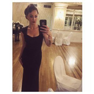Black formal gown / dress